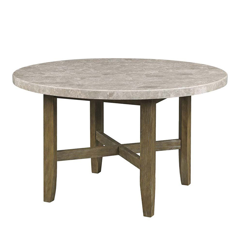Kirya Round Marble Top Dining Table
