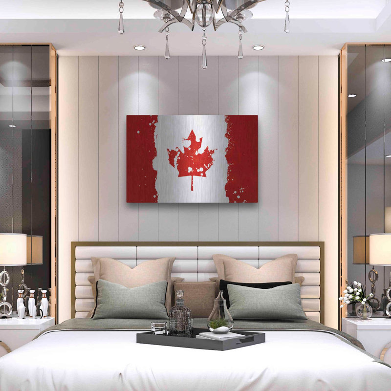 'Canada' Metal Wall Art, 24" H x 36" W