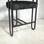 Chaise d'appoint avec structure en métal, chaise rembourrée, chaise simple rembourrée pour l'intérieur-1858759281