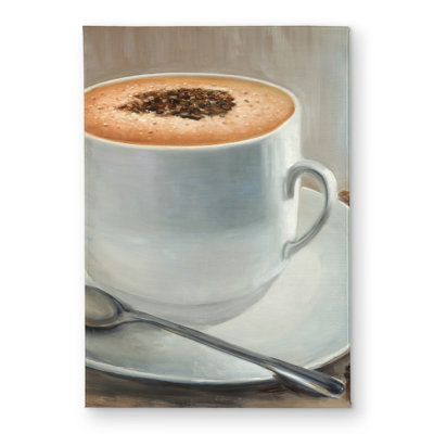 Cappuccino Time - Contemporary Indoor Outdoor Door Mat Decor