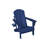 Folding Adirondack Chair With Small Side Table, Two Chairs And One Table-1881492999