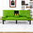 PVC Leather Convertible Futon Sofa Bed-1187448367