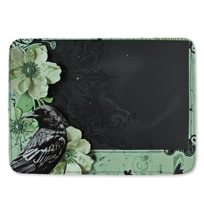 Tapis de bain oiseau, 24in W x 17in L