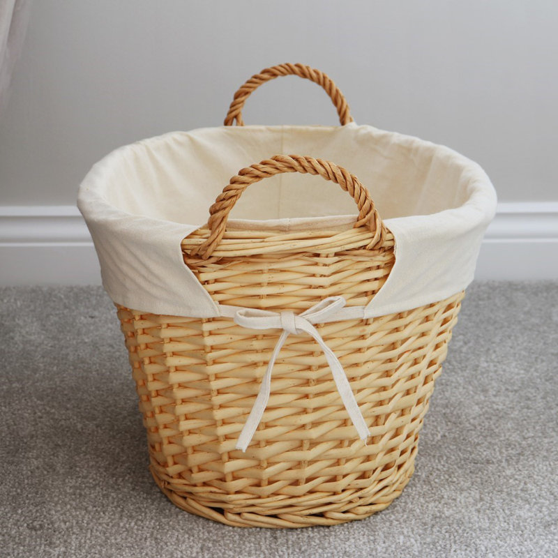 JVL Split Willow Decorative Basket