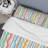 Multicolor Striped Pattern Polyester Floral Duvet Cover Set-933765478