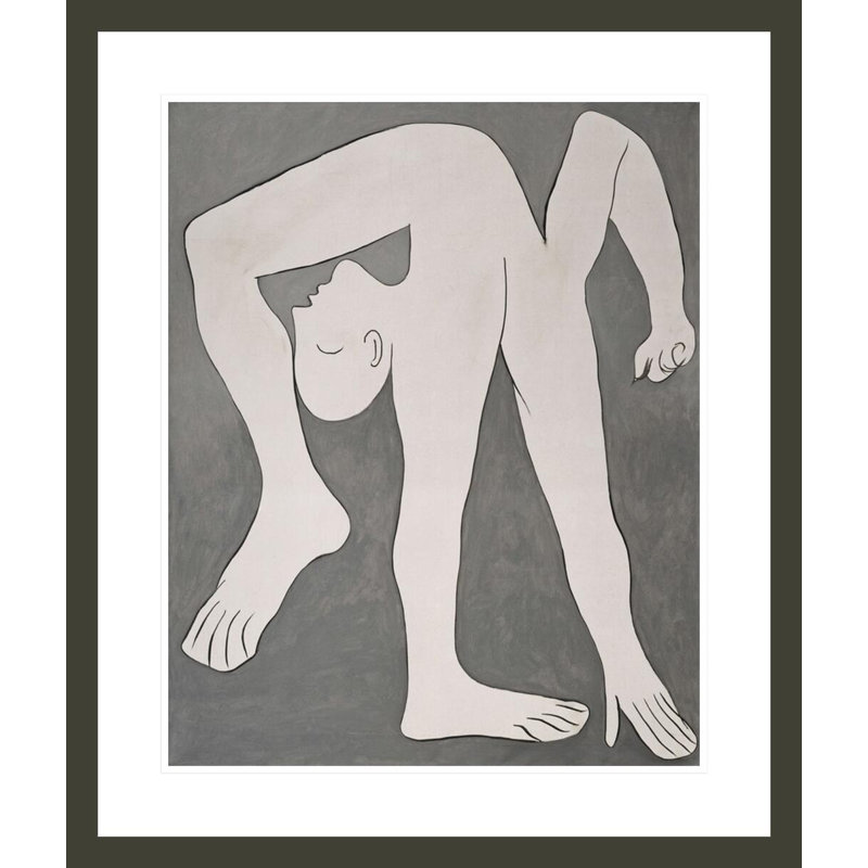 «L'acrobate» par Pablo Picasso, impression giclée sur cadre, H 27,74 po x l 23,5 po