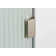 Maven 34 in. x 86.75 in. Fully Frameless Arched Fluted Single Fixed Shower Panel