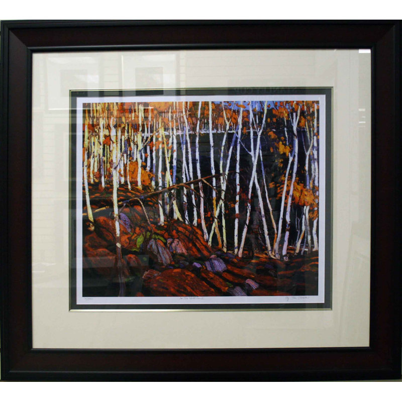 «In The Northland» encadré par Tom Thomson