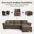 Deep Seat Sofa Chair With Throw Pillow-669854752