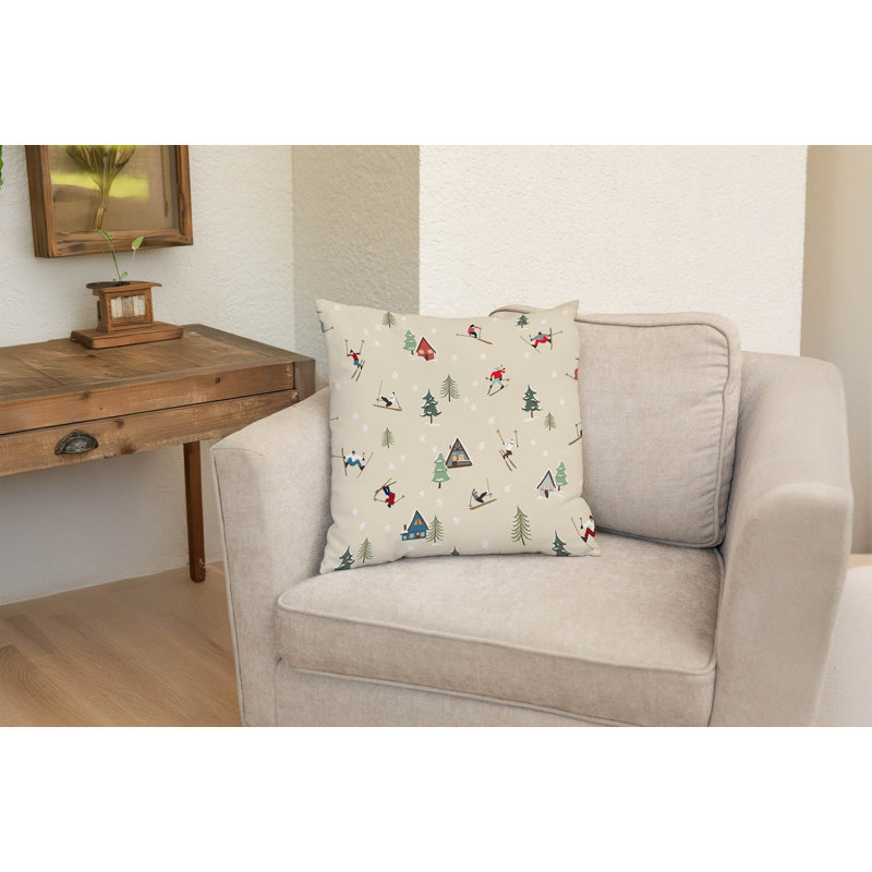 Coussin d'intérieur Downhill, Ivoire ivoire, Carré de 26 po