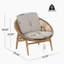 Chaise longue d'extérieur en osier brun pâle avec coussin beige, ensemble de 1-1440037640-1440037652-1440037642