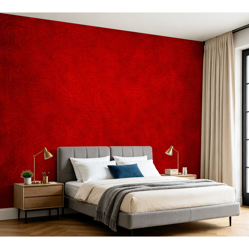 Papier peint adhésif autocollant amovible marron foncé, rouge foncé, effet craquelé, papier auto-adhésif mural pour salon, décoration murale H 100 po x l 144 po