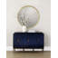 Aline Round Metal Wall Mirror