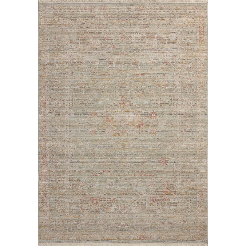 Tapis spa / lever de soleil Chris Loves Julia x Loloi Ida, Rectangle 7 pi 10 po x 10 pi