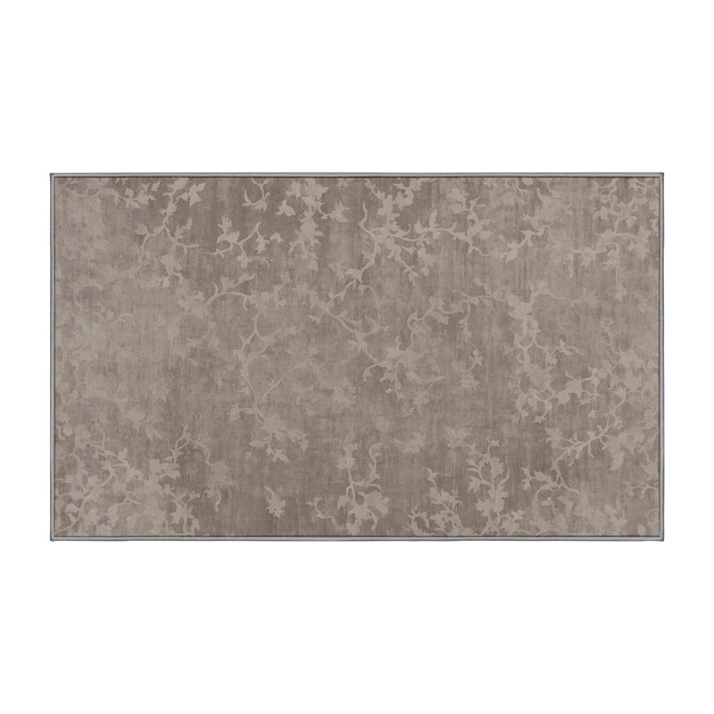 Machine Washable Gray Area Rug GSIX03606, Runner 2' x 4'