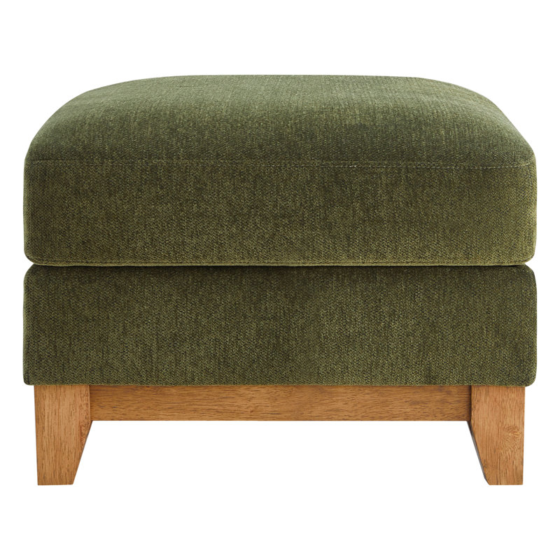 Repose-pieds avec rangement 30,71 po, Vert mousse
