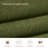 Cloud Sectional Couches 137.8" L-Shape Sofa With Ottoman Deep Seat Modular Sectional Couch Comfy Compression Couch For Living Room & Bedroom Bouclé Fabric Green-929496882