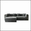 Canapé-lit polyvalent convertible trois places avec pouf amovible et capitonnage à boutons pour les espaces de vie modernes-1743124637