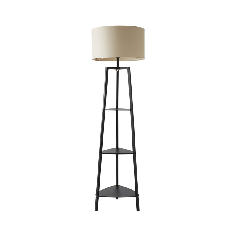 Aidrian 155cm Tripod Floor Lamp, Black, Yes, Mink