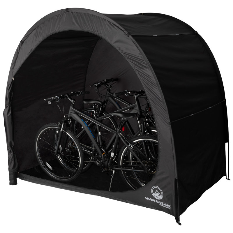 Wakeman Outdoors Bike Storage Shed - Bike Cover - Water and UV-Resistant Pop Up Tent with Carry Bag, 68" H x 82" W x 47.2" D