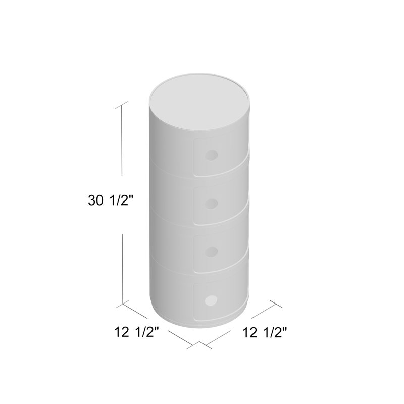 Componibili Storage Drawer, Blue
