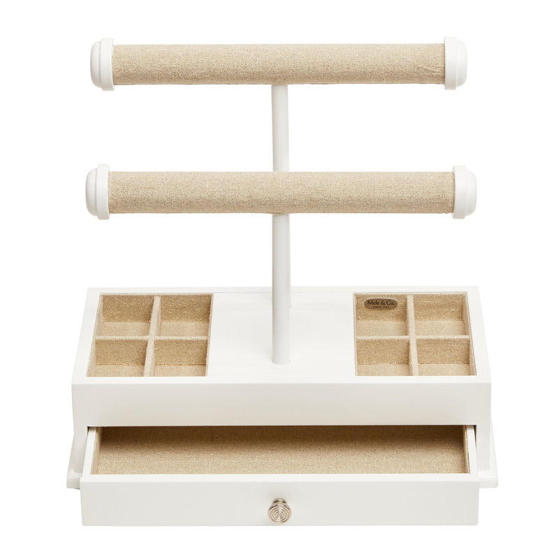 Wood Jewellery Box + Drawers