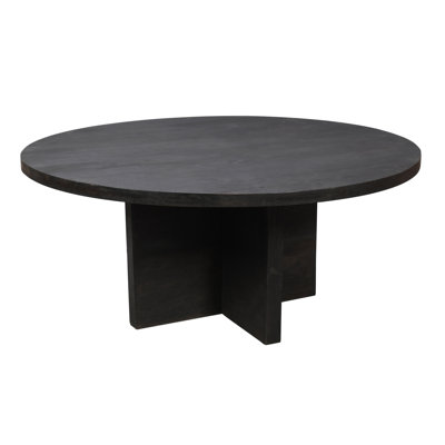 Rounded Solid Wood Dining Table