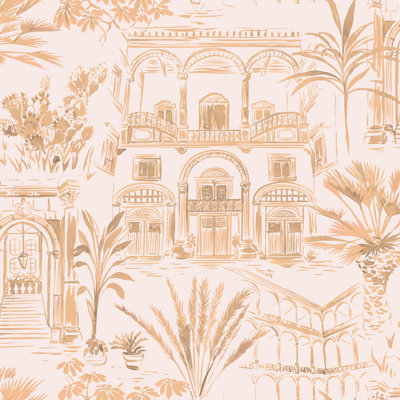 Shoichi Toile Wallpaper