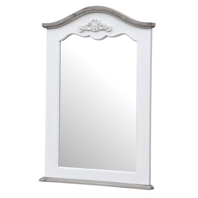 Circee Solid Wood Flat Wall Mirror