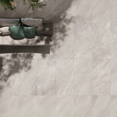 Ubra 24" x 48" Slate Look Matte Porcelain Tiles