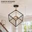 Plafonnier semi-encastré 3 lumières 15 po