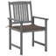 Chaise de patio en acacia avec coussin-1381994818-1381994816