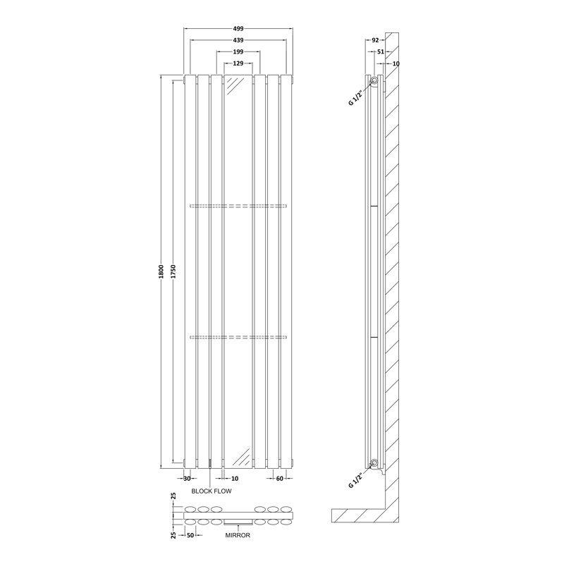 Revive Vertical Designer Radiator