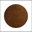 Table d'appoint ronde avec 1 tiroir et rangement ouvert, noyer
