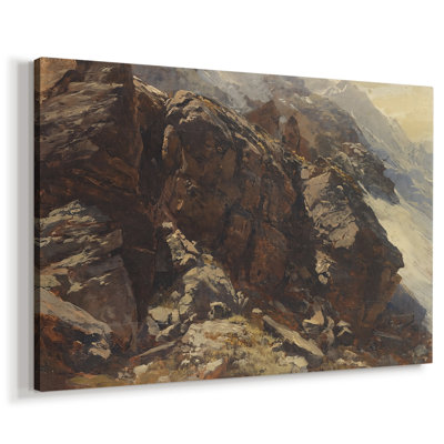 Rocky Slope-Edward Theodore Compton-Gallery Wrapped Canvas-c. late 19th / early 20th Century