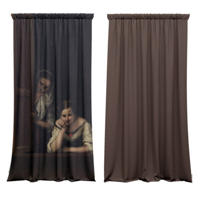 Newthorpe Velvet Blackout Slot Top Curtain Pair