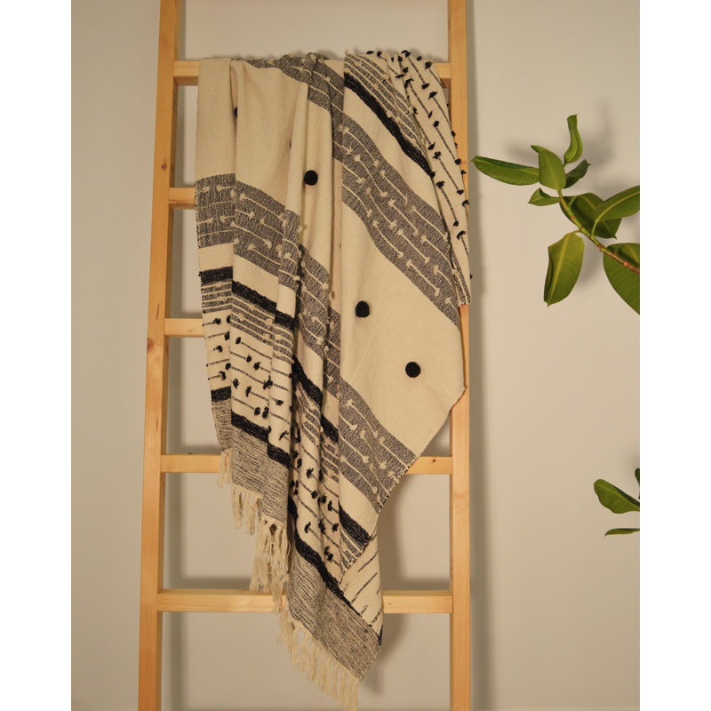 Bobble Textured Boho Throw