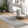 Amanuel Moroccan Geometric Area Rug in Dark Gray