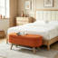 Banc de rangement avec repose-pieds ovale-892465268
