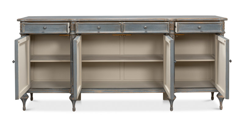 Lilac 88'' W Solid Wood Sideboard