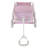 Teamson Kids Polka Dot Princess Baby Doll & Stuffed Animal Collapsible Wagon, Pink/Gray