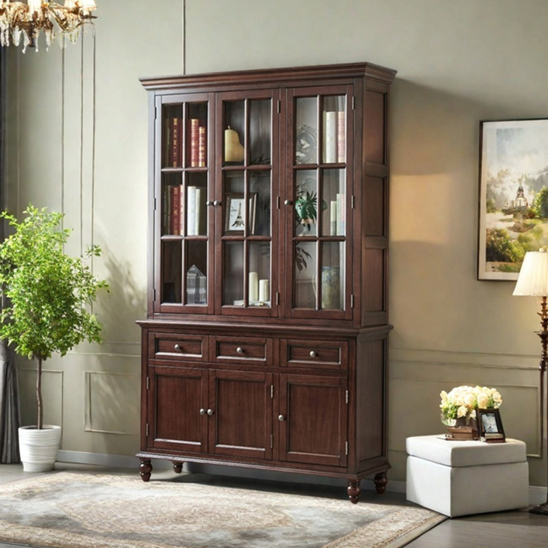 Pure solid wood bookcase