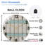 Horloge murale 12 po