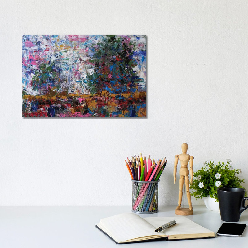 Landscape V by Joseph Marshal Foster - Wrapped Canvas Painting, 20.32 cm H x 30.48 cm W