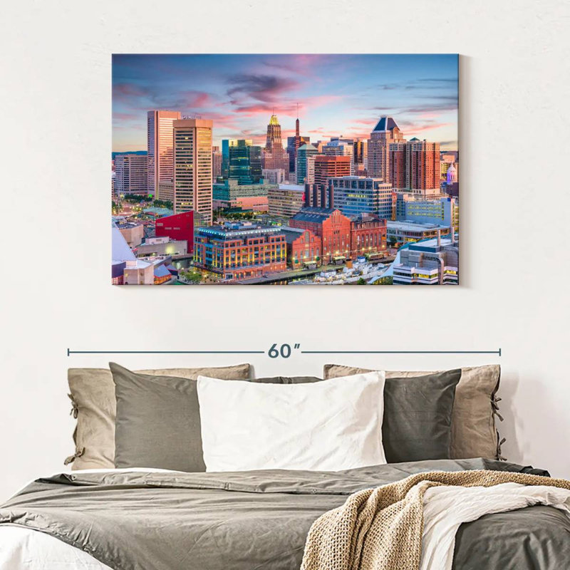 Sireci Baltimore Sunset, 32" H x 48" W