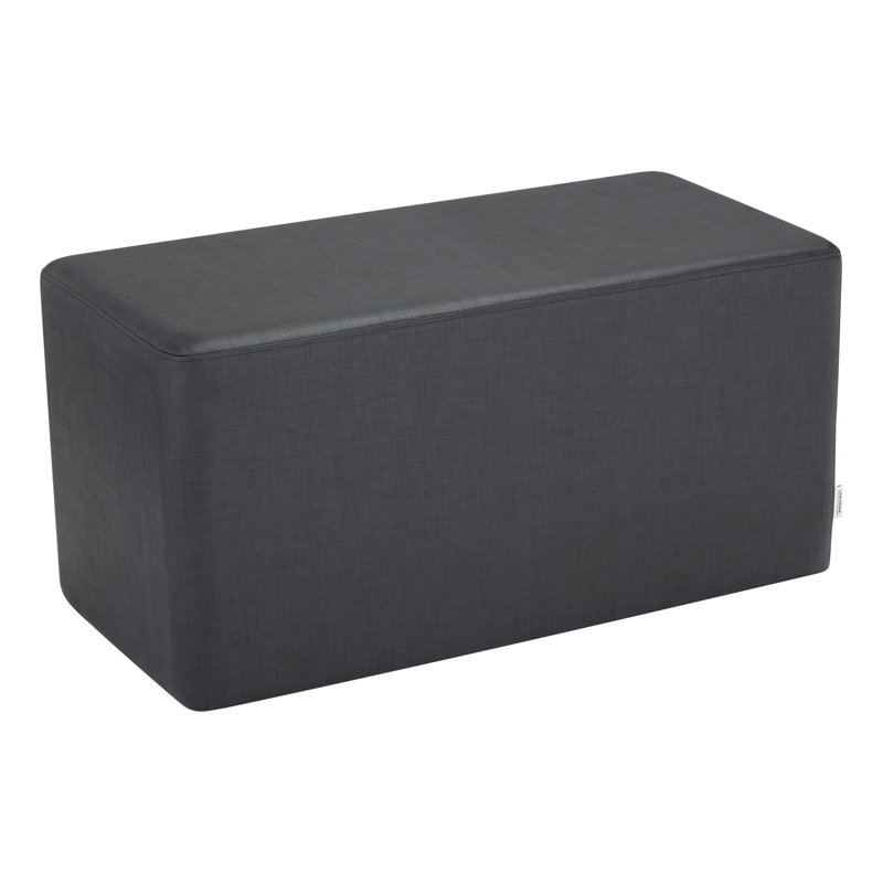 Learniture Structured Rectangle  Stool -Flexible Modular Collaborative Soft Seating For Office, Home, Lounge And School Classrooms With Durable Frame 1011N