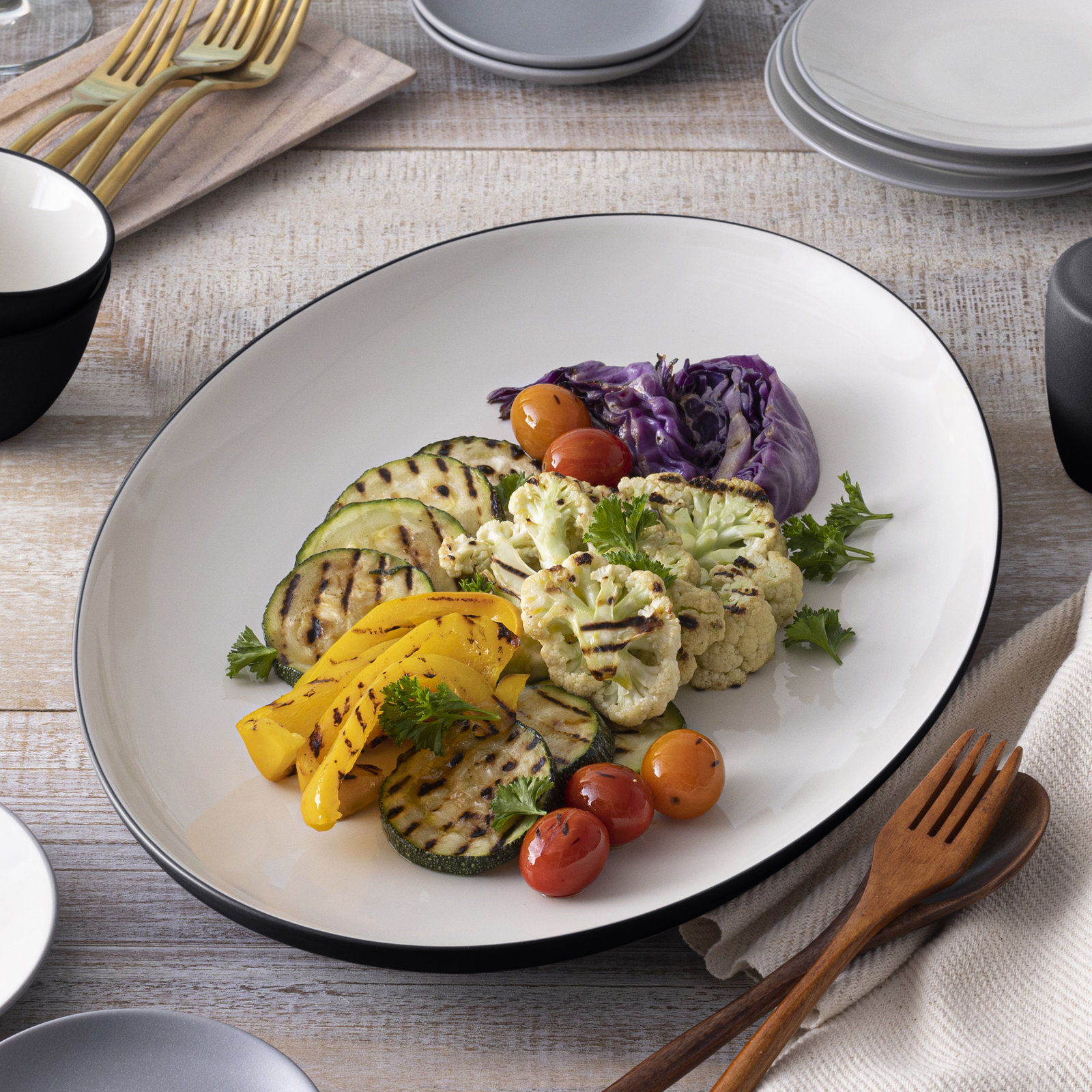 Noritake Colorwave Platter, Graphite