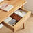 Natural Wood Work Table - Solid Oak With Multi-Purpose Use Writing Desk For Creative