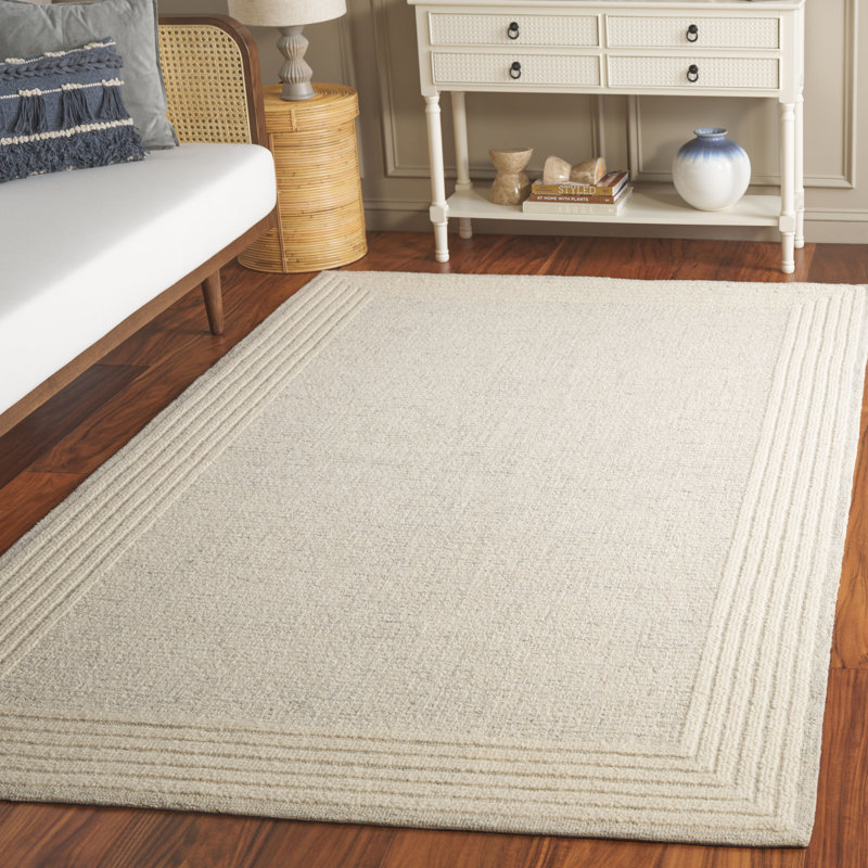 Tapis gris / ivoire Ebony 425, Rectangle de 5 pi x 8 pi