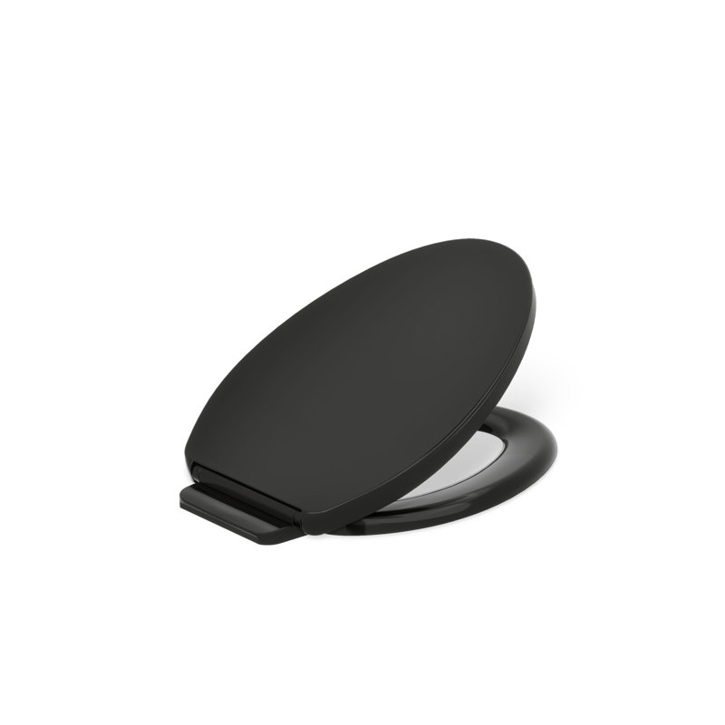 Impro Toilet Seat, Black, Elongated